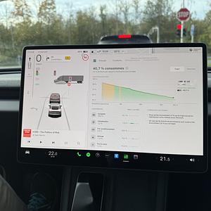 It's always cool to see all the stats and the related decent accuracy that Tesla provides.